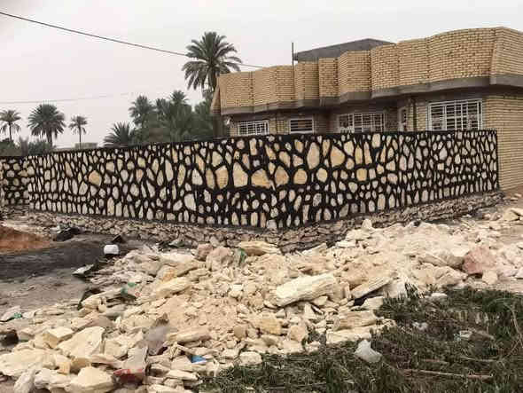 أبو حيدر البناء الحجركرسته وعمل شغل درجة اوله ***********
