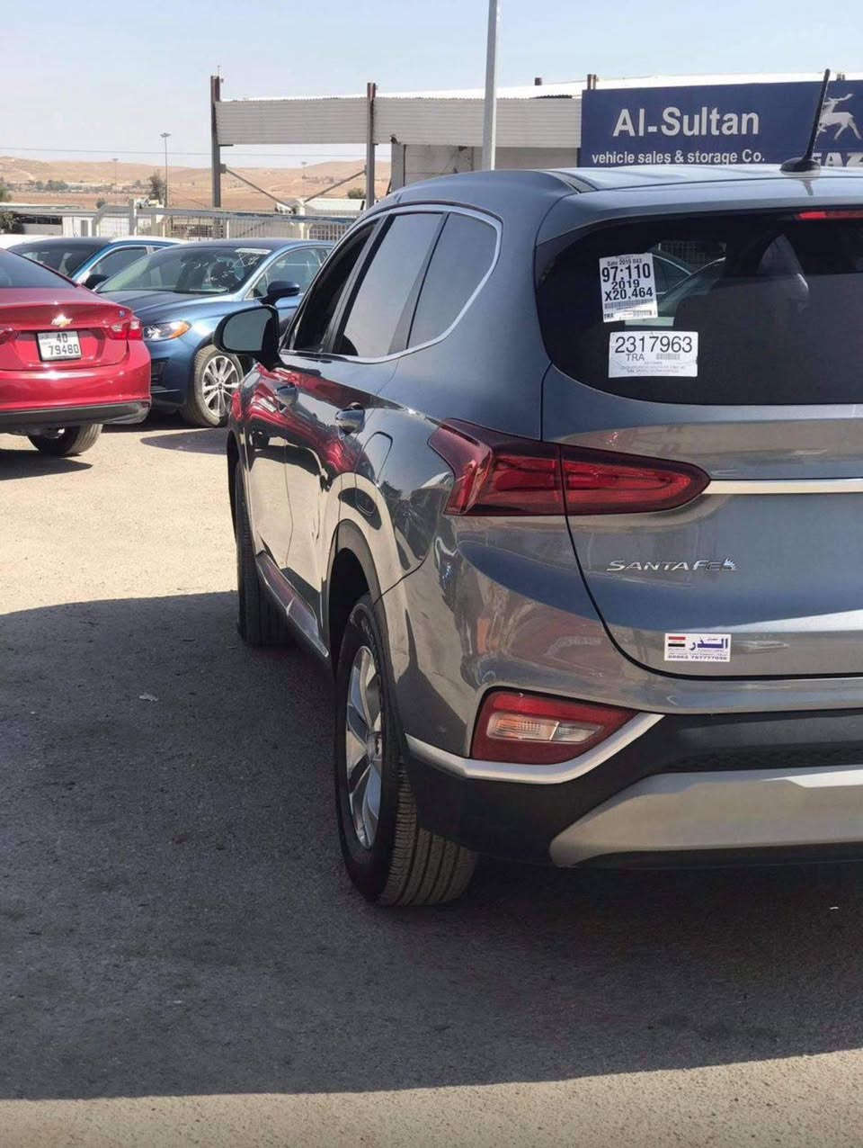 سنتافي 19
4 سلندر 2400 ماشيه 72,000
حساسات اماميه خلفيه فئة SE
فول نظافه ع الاخر
ضربته موضح بالصوره
السعر 185$ وبيها مجال 
رقم صاحب السيارة للأستفسار
***********
موقع السيارة الانبار راوة
