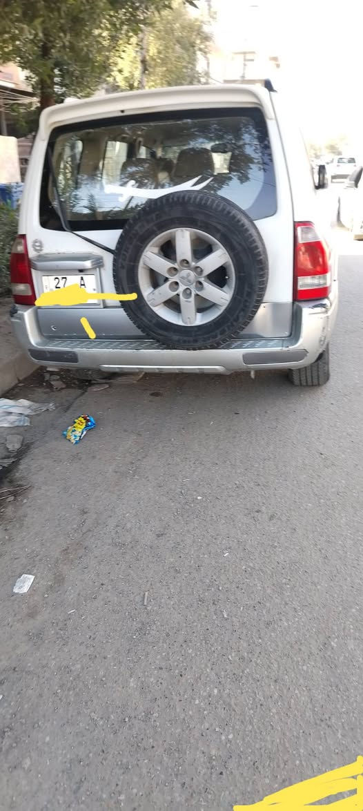 السلام عليكم باجيرو موديل 2007 مشروع وطني بسمي محرك وكير وتبريد مكفولات بيه صبغ باب وجاملغ امامي بدون دواخل موجود السونار بالمنشور للبيع الاتصال *********** العنوان بغداد شارع فلسطين
