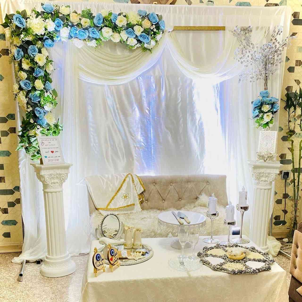 خلي مناسبتك وية تجهيزات سجاد الموسوي مميزة نصب خيمة عرس خطوبة + كوشة 👰‍♀️💑💍
#التوصيل #مجاني #جميع #المناطق #ذهاب #وعوده
عنوان المحل  / الشعب حي التجار مقابل نادي العربي الرياضي  
*********** 
***********
***********
