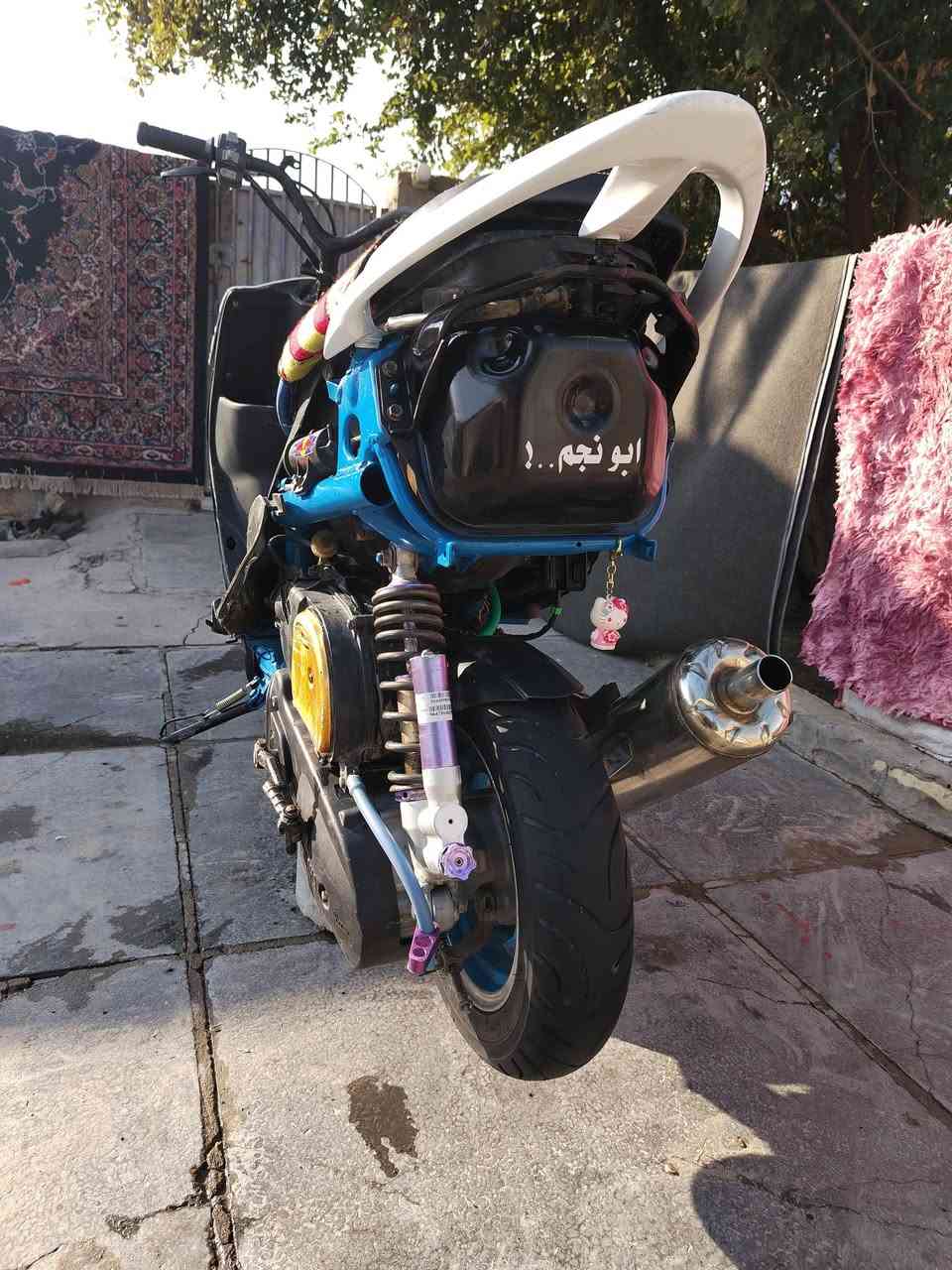 السلام عليكم  دراجه عمرتها من الصفر دراجه شلعه ومعدل مكاني تاجي سبع البور السعر خاص   *********** ✋
