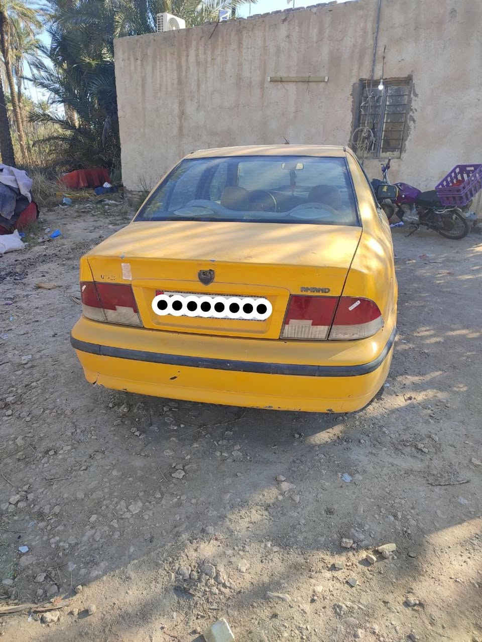 السلام عليكم سياره سمند ٢٠١١ السياره كما موضحه مصفره هيئه وغرامات رقم الالماني المستطيل الجديد للاستفسار ***********
