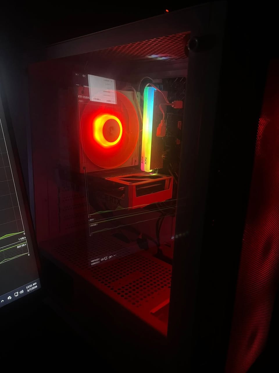 4060GeFORCE RTX
Cori5-14400f
16Gb rame
Ssd 1 تيرا
Prime h610m-k D4ARGB
ASGARD M-650

ماوس x3 اتارك شارك 
والكيبورد x68pro he
***********
مكاني بغداد
