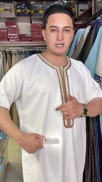 وصل الجديد كلابية موديل مغربي تقليم دوبي منه وبي + تطريز  خام  ستندر  ...