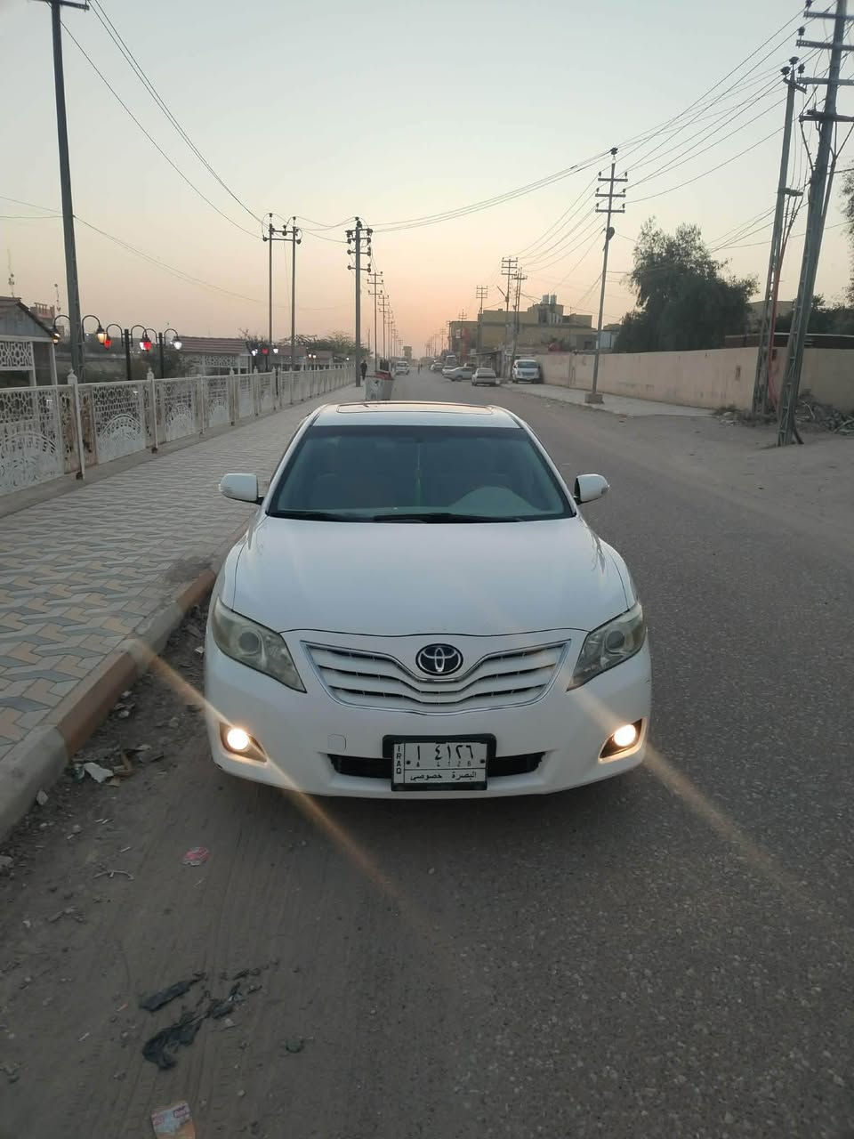 سلام عليكم رمضان كريم 
كامري 2009 خليجي السياره كفاله عامه ما عده جاملغ المامي مقسم فقط نفسه السياره جديده على وضع شركه فول موصفات فتحه برده خلفيه شاير بلمرئي السياره جاهزه حداديه تخم تاير تبريد كير ومحرك خير من الله )(السعر 112 وبيه مجال بصيط )الشراي ينتصل على رقم الهاتف )(‭0785 811 0194‬)
مكاني ناصريه سوك شيوخ ناصرية, ذي قار
