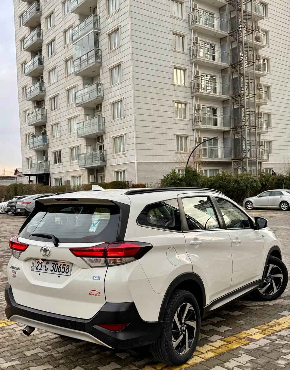 toyota rush  2020 
خلیجی 
بەسمە 
لایت لید 
تەبرید لەمس 
سوکان ڤۆلیۆم
بلاجکتۆر 
مەرکەزی 
سێ ڕیز کوشن 
تەنها 40 هەزار کم ڕۆشتوە 
‎تەحویل و غرامە بەشەرت 
‎سەنەوی ڕەقەم تازە 
‎هەموو گیانی بەشەرت 
‎نرخ : 155   💵💵💵
‎شوێن : سلێمانی
‎ژم: *********** السليمانية, العراق
