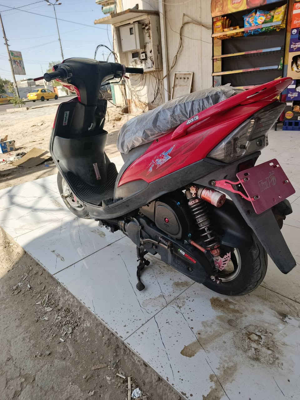 سلام عليكم ماكس عدله مكينه بلاديه بيهه تزويد خارجي  1يدات بريك كرزي 🍒اصلي 
2ويل كب نجمه مسدد اصلي 
3شيال اصلي
4صدر مامي كرزي 🍒اصلي 
5دبل خلفي كرزي اصلي 🍒
6قبق عمبار كرزي اصلي 
7قاعده مال رقم اصلي كرزي 
8ملقط كرزي 
9كلجات 
دراجه مكينه ناعمه مكاني بغداد زعفرانيه سعرهه مليون و250وبيهه مجال قليل ***********خابرني ودلل
