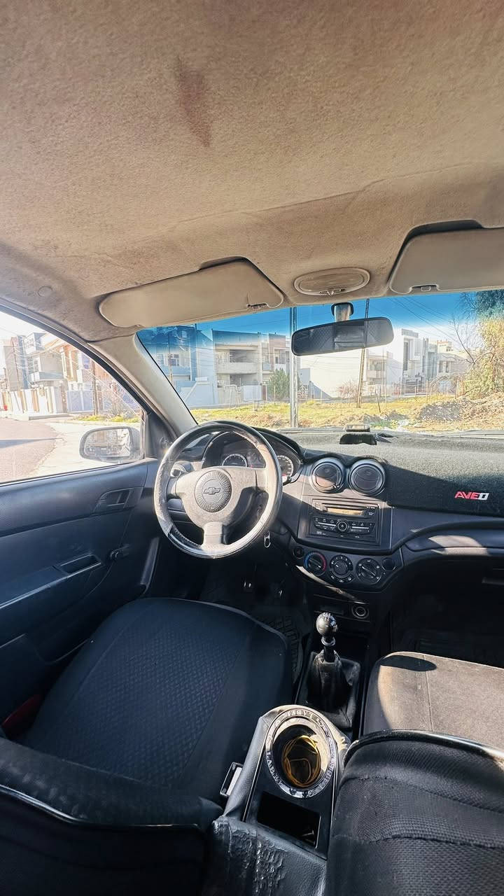 شوفرليت افيو
2008  
مكينه 1600دبل
 تدفئه تبريد شرط 
شرط محرك جديد 
بيها صبغ بوند وجاملغ امامي 
وجاملغ خلفي  يسار صبغ بدون دواخل  شرط 
كابون بانزين بيها
رقم دهوك جديد 
السعر 58 وبيها مجال بسيط 
***********
