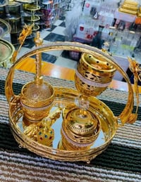 طقم مبخرة • رمضاني • ذهبي فاخر