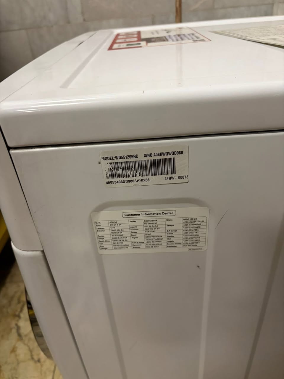 غسالة LG
17 كيلو فول أوتوماتيك 
500   الف
مابيها اي عطل
العنوان بغداد جسر البنوك


**إذا كنت صاحب هذا الإعلان وتريد حذفه لأي سبب، رجاءا أرسل رسالة إلى الدعم الفني**