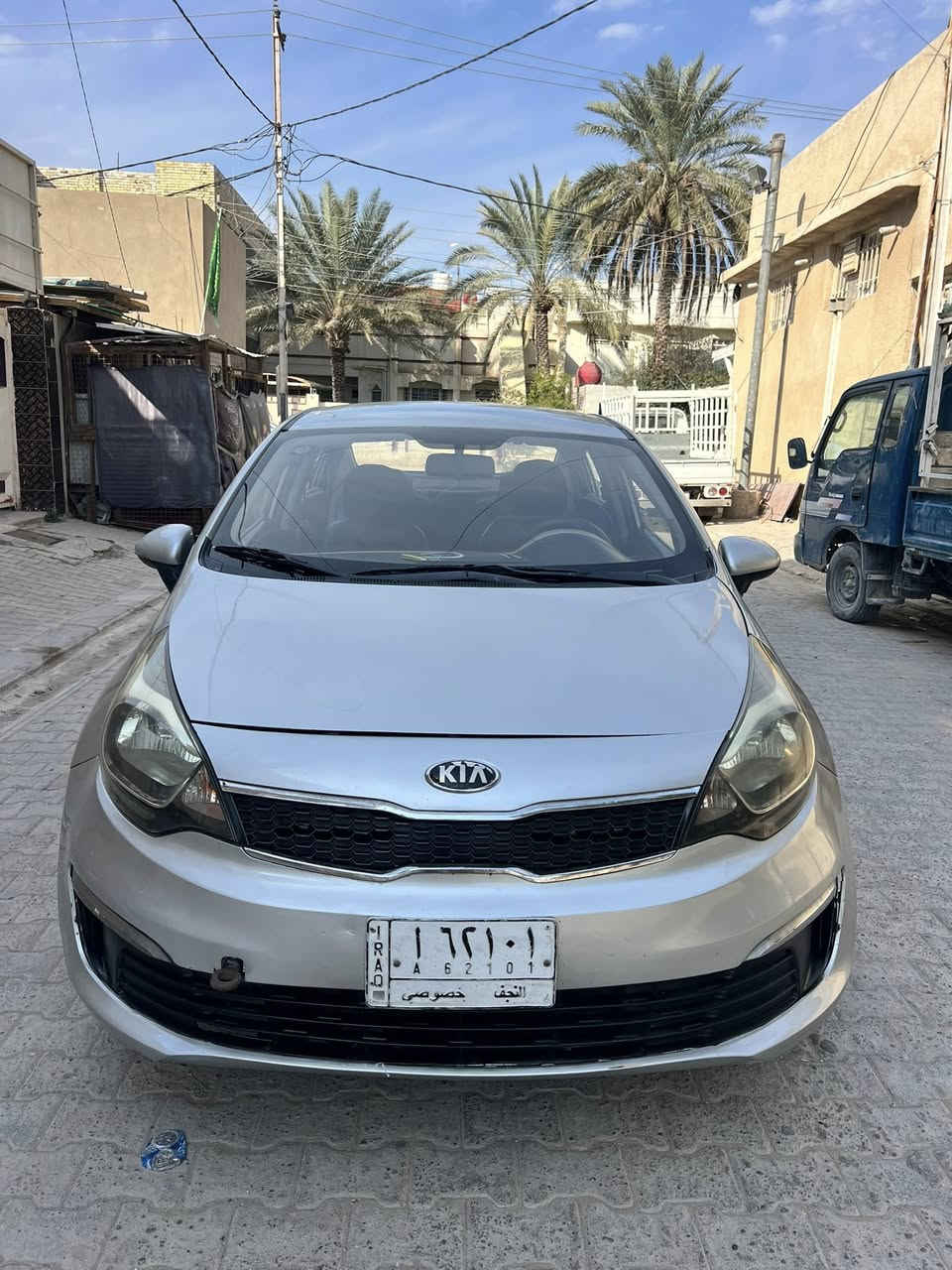 السلام عليكم 
البيع كيه ريو 2015 خليجي 
رقم نجف تحول نفس اليوم سنويه لل30 محرك1600دوش كير محرك تبريد حداديه كله جديد السياره ماشيا35 حقيقي
بيه صبغ احزام اثر جراد مكفوله من اي حادث سونار داخل المنشور السعر 79 مكاني النجف قرب مطعم الخيمه 
بيع فقط ***********
