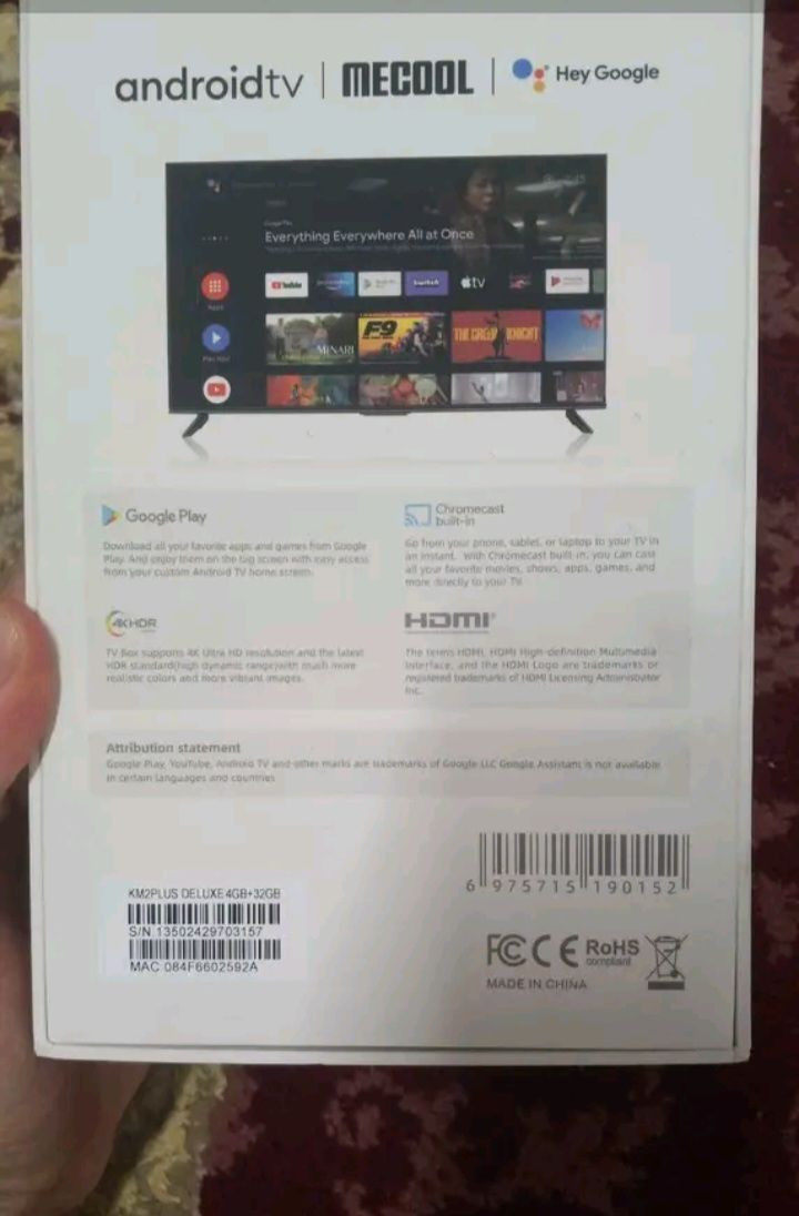 جهاز Tv box Mecool km2 plus deluxe الرسمي مستخدم ايام فقط مع اشتراك تود هديه مني رايده ب (130 الف)  قفل قفل مكاني بغداد الأمين الثانيه رقمي ***********
