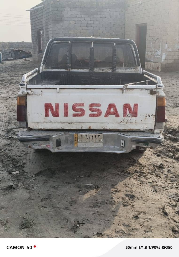 ألسلام عليكم سياره نيسان البيع مديل 87رقم ذي قار مكينه وكير وشاصي مكفول كهربايات كلها شغاله سعر 25 وبيها مجال مكان سياره سماوه قضاء الخضر الاستفسار اتصل على الرقم ***********
