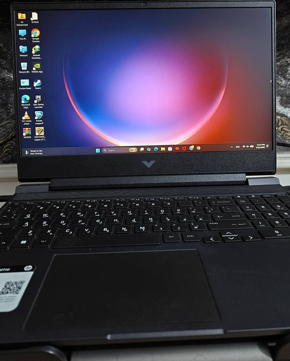 لاب توب HP للبيع 
HP Victus 15-FA0031DX
المعالج intel multi core i5-12450H
الرام  16GB , DDR4 
التخزين SSD , 512GB 
كرت الشاشة  Nvidia GTX1650-4GB
حجم الشاشة  15.6 in

كامل ملحقات اللاب توب من شاحن اصلي الى كارتون متوفر ونظافة الجهاز كلش عالية 
استخدامي الشخصي فقط 
السعر 670 الف وبي مجال 
العنوان : بابل - المسيب


**إذا كنت صاحب هذا الإعلان وتريد حذفه لأي سبب، رجاءا أرسل رسالة إلى الدعم الفني**