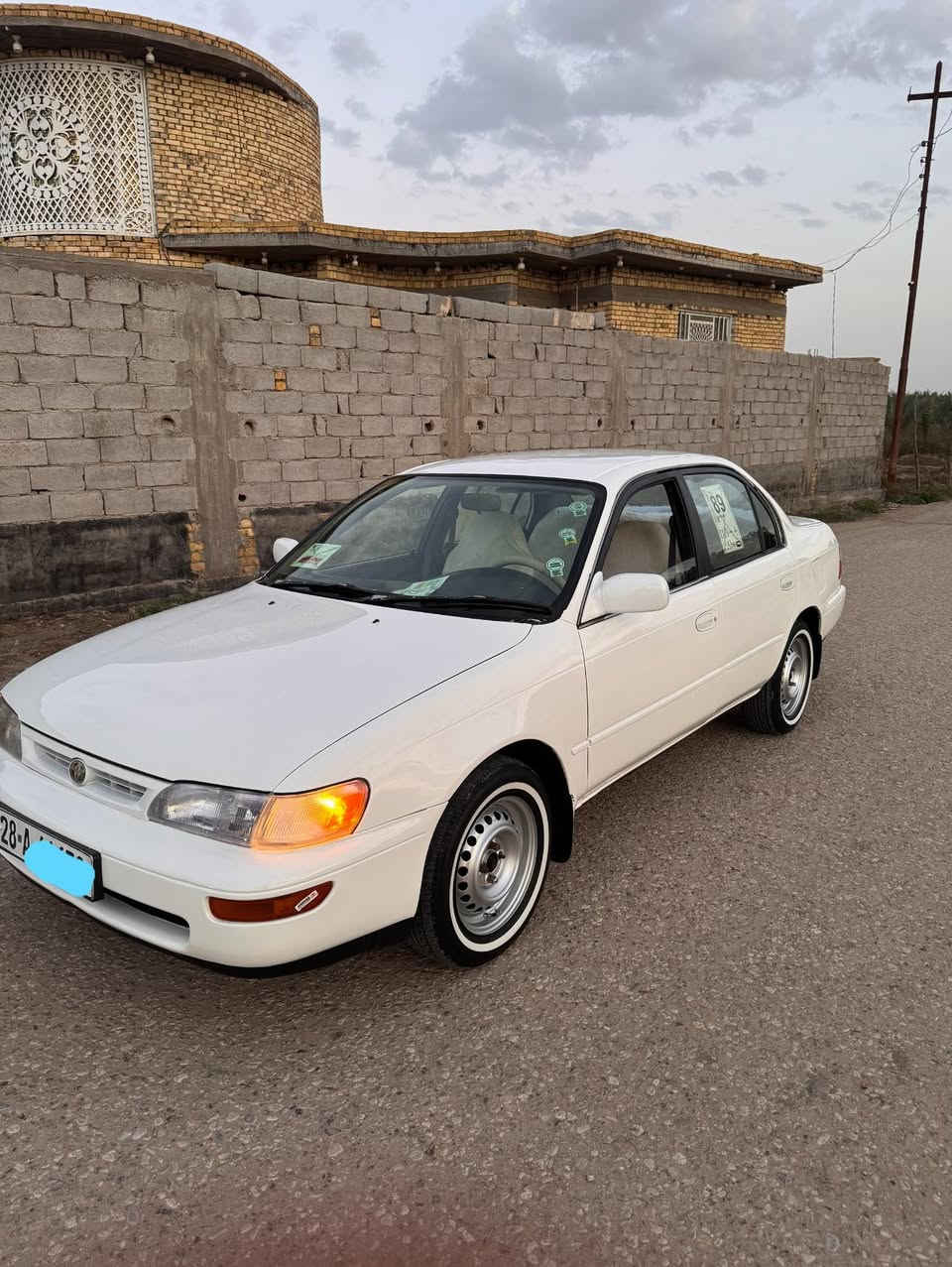 سلام عليكم للبيع كورله ١٩٩٤ مكفوله من الضربه ولكص ونقل جثه ولعيب الشرعي رقم نجف دولي مشروع وطني تبريد ثلج ❄️ حداديه تخم تاير توني شاده محرك ١٨٠٠ شرط سعر ٦٥ مكان سيارة سوك الشيوخ للاستفسار ***********
