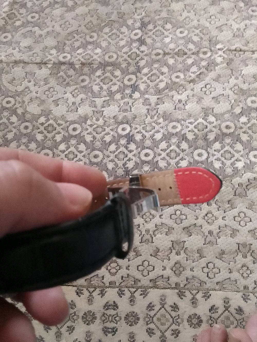 ساعه يونغر بريسون فرنسي اوتماتيك أصلي جلد طبيعي القطر 40 ملم