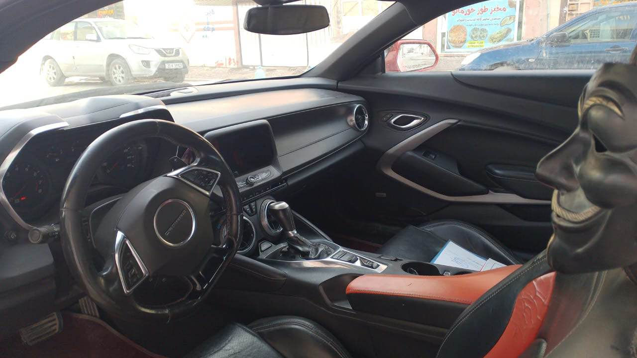 شوفرليت كمارو  RS موديل 2016 فول مواصفات 
سلايت ، كشنات جلد تدفئة وتبريد …
حادثها قطعة فقط صبغ سونار و صور الحادث مرفق 
شرط كلشي بيه كير محرك تبريد تدفئه تحويل دواخل شواصي كلشي شرط ع الفحص 
مكاني طوز خورماتو 
سعر 140 وبيها مجال 
للاستفسار *********** طوز, صلاح الدين
