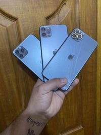 ايفونات ١١بروماكس ٣للبيع أو مراوس  الأول آيفون ١١بروماكس مبدل شاشه وبط...