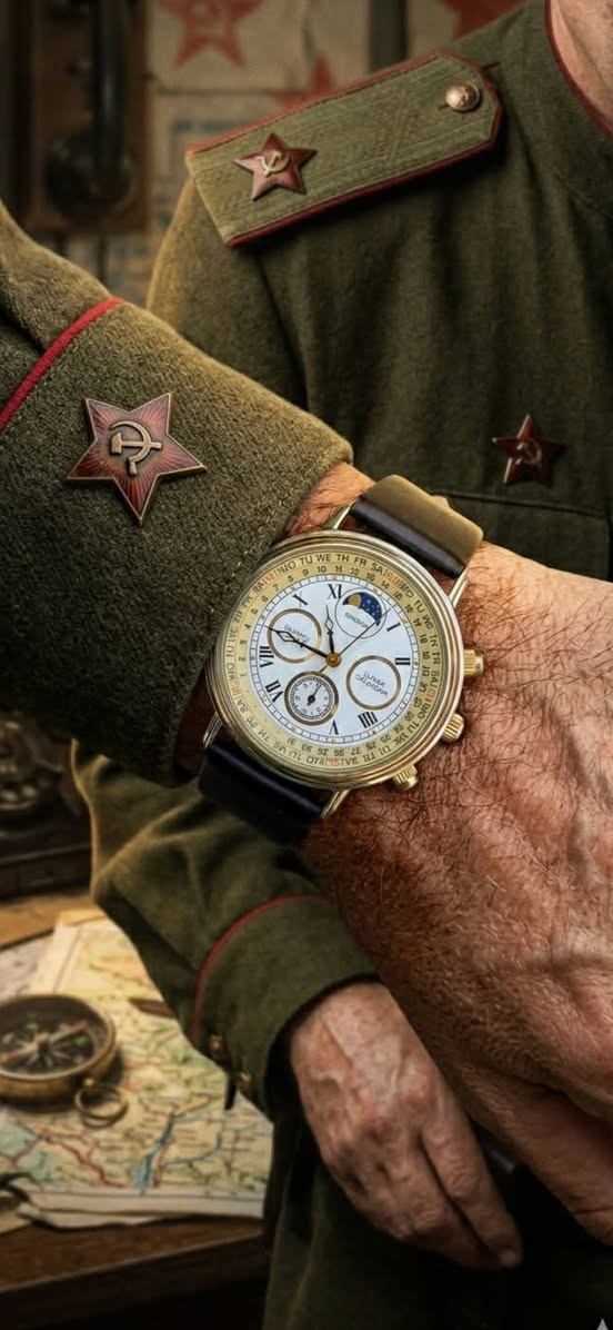 تحية طيبة
#Sekonda
#سيكوندا
 وهي  واحدة من الساعات التي تجسد الطراز النيو كلاسك الذي أنتشر في أواخر الثمانينات وهي تحمل تفاصيل فنية مثيرة للاهتمام وهي ماركة بريطانية الأصل لكنها تأريخيآ كانت مرتبطة بشكل وثيق بصناعة الساعات السوفيتية (الروسية) حيث كانت تصدر ساعات مصانع (بولجوت)
وراكيتا إلى الغرب تحت أسم سيكوندا بعد انهيار الاتحاد السوفيتي انتقلت الماركة لاستخدام حركات يابانية في أغلب موديلاتها .
وتكون الماكنة من صنع (Miyota)
مايوتا وهو ماجعلته هذه الساعات تحافظ على دقتها واعتماديتها لفترات طويلة ويرجح صنع هذا الموديل في فترة 
1990 . التصميم الذي يجمع بين اللونين الذهبي والفضي (Two-tone)
مع العقارب النحيفة والأرقام الرومانية وكانت السمة الطاغية في تلك الحقبة .
وتتميز هذه الساعة بتقويم فلكي 
(Astronomic Calendar)
وتتضمن مؤشر طور القمر (
Moon Phase) 
الموجود في أسفل أعلى الساعة وهو يعرض دورة القمر الحقيقية على مدار الشهر . وتقويم قمري
(Lunar Calendar)
مع مؤشر ثواني
منفصل يعمل كعداد للثواني مستقل عن العقارب الرئيسية
الساعة وطوقين متحركين داخل الساعة لعرض التاريخ اليومي والشهري . نظافة ممتازة جدا .
شحن وتوصيل متوفر لكل مكان 
التواصل خاص لطفآ .


**إذا كنت صاحب هذا الإعلان وتريد حذفه لأي سبب، رجاءا أرسل رسالة إلى الدعم الفني**