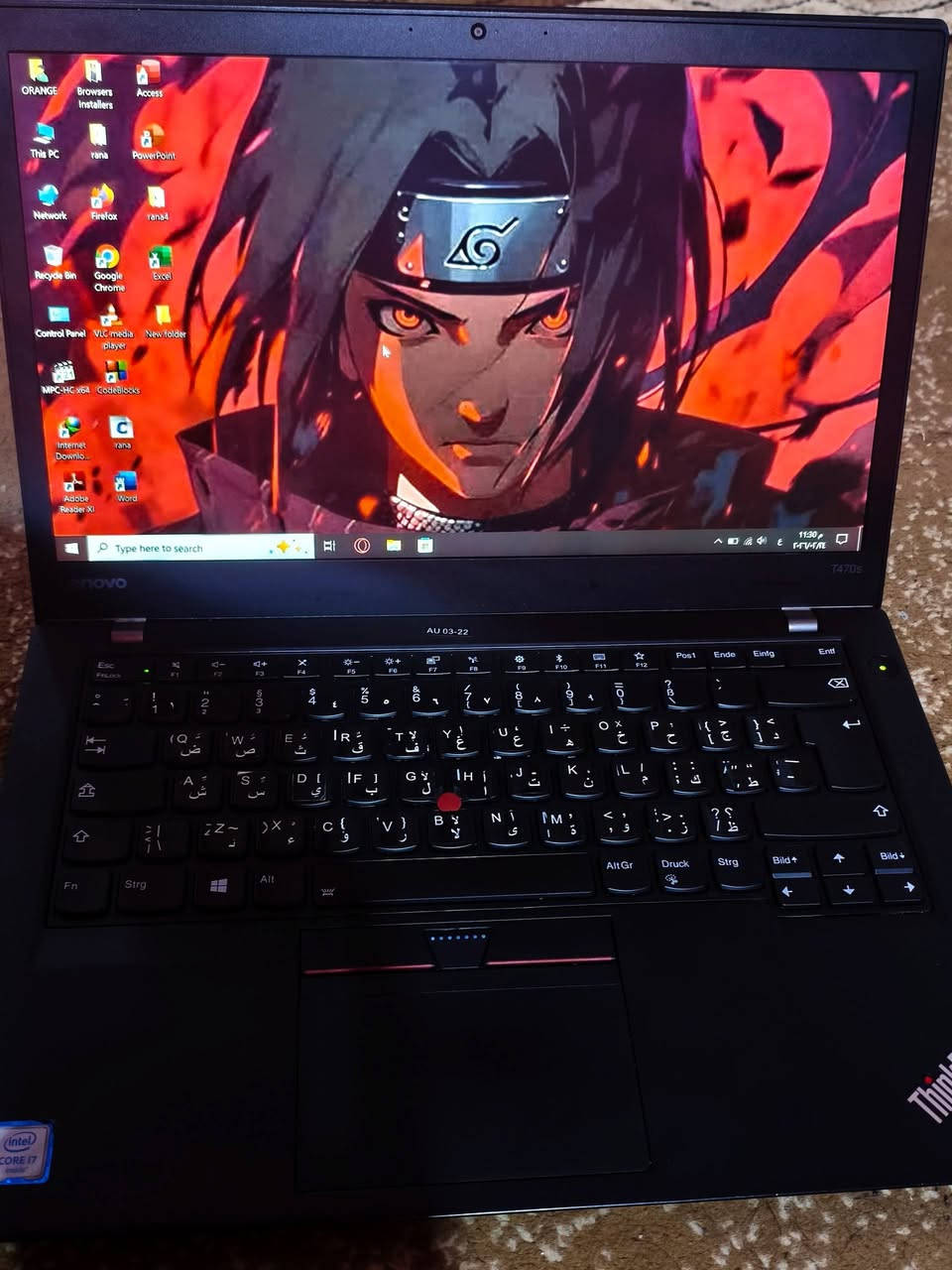 1 _ مواصفاته 🤩 : 
Intel core i5 : المعالج 

                                    Intel HD Graphics : كرت الشاشه 

                                            HDD 256 Gigabyte : الهارد
 
الشاشه : 14 انش 

 نظام التشغيل : يدعم ويندوز 10 بسهوله 

2 _ مميزات الجهاز 👍 : 

* قوي ومتين وسلس بالتحميل 

* مناسب للدراسه والأنترنت والبرامج المكتبيه 

* لوحة مفاتيح ممتازه 

الجهاز مستعمل قليل ونظيف 

السعر حلو وبيه مجال 

للتواصل : *********** واتساب
