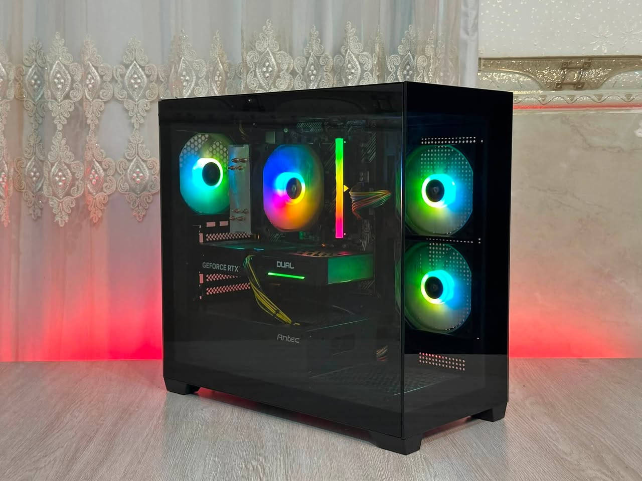 کیس قوی و جمیل و نضیف للبیع
GPU: 5060 8gb palit 
CPU: Ryzen 5 5500
MOTHERBOARD: B450
RAM: 1x16GB 3600mhz
HARD:  ssd 1tb
POWER SUPPLY: 650W 

سعر: ملیون و 125

توصیل موجود

***********
