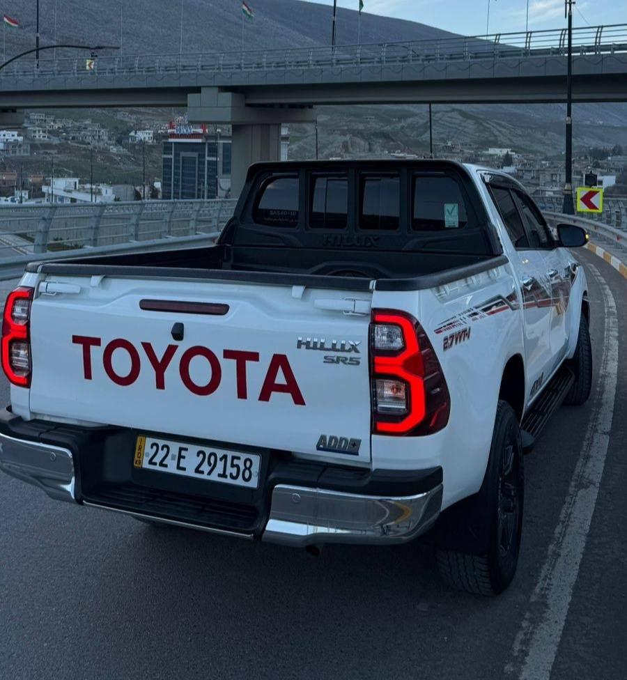 تويوتا هايلكس 2023 گير اوتوماتيك دبل اكسل
درجة أولى صفري شركة جهان
فول فول مواصفات
بصمة + شاشة كبيرة
كوشن تبريد + سلايد + جام خلفي
مرايات شفط
ماشية بس 56,000 كم

🟪 السعر  :: الطلب في التعليقات ويوصلك مباشرة ✍️ 📩

رقم وسنوية  وكلشي جديد
گير ومكينة واكسل كلهن بشرط

رقم المالك:
***********
واتساب
