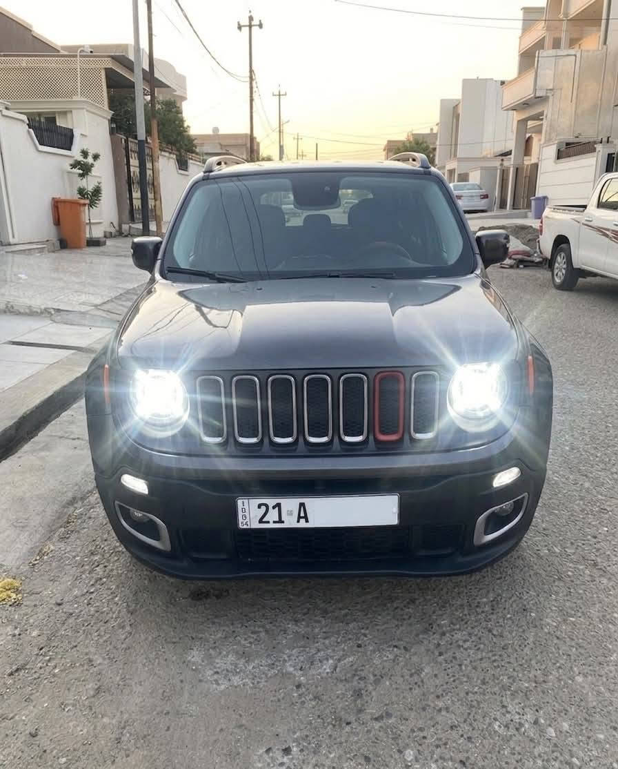Jeep renegade 2017 Trail hawk
محرك 2.4 
4 بستن
گير اوتو 9 نمر
گيچ الكتروني
بصمه
هاندبريك بصمه
شاشه وسطيه بلادي
كاميرا خلفيه
مانع انزلاق
تحديد سرعه
كشن هيتر
سكان فوليوم
ويل كروم
اطارات جديده
دبل اكسل
4 جامات كهربائي
ماشيه 125,612km
قطعتين صبغ (جاملغ وبنيد) بدون دواخل وبدون ايرباگ سيارة مال بيت وباسمي وسنويه لحد 2030 مابي اي مصرف ودفتر بنزين موجود
السعر 118$ وبي مجال العنوان كركوك 
***********
