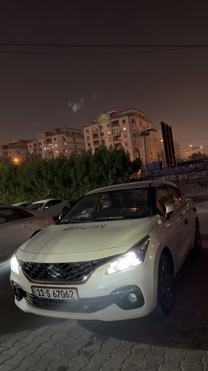 سازوكي بالينو 2023 ماشيه 35الف كفاله عامه فول مواصفات رقم جديد سياره بأسمي  سنويه وهزه جديده تحويل مباشر مكاني بغداد ***********
