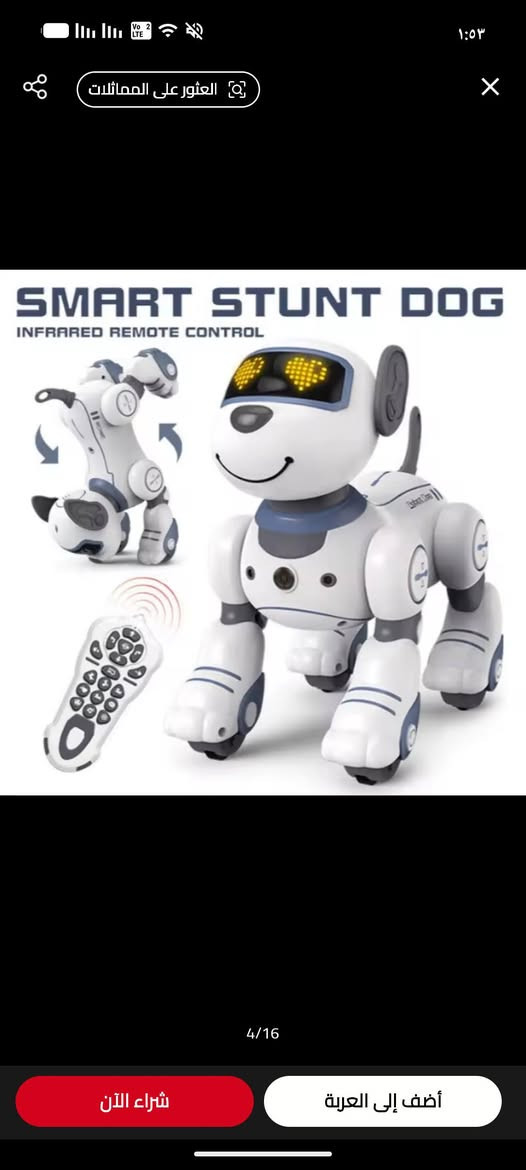 السلام عليكم 
الروبوت الذكي قطعه تخبل جديد لووك غير مستخدم


**إذا كنت صاحب هذا الإعلان وتريد حذفه لأي سبب، رجاءا أرسل رسالة إلى الدعم الفني**