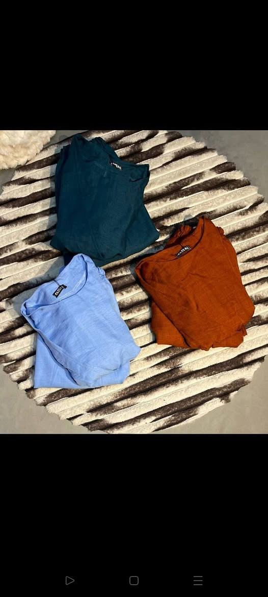 الموديل❤️سوت اسكيرت قطعتين 💯🍁👌
مكون من بلاوز لف  واسكيرت 2جيب كلوش 

الخامه❤️كتان اسبانى معالج ضد الانكماش عالى الجودة

المقاس❤️ون سايز تلبيس ل85ك مرتاح


**إذا كنت صاحب هذا الإعلان وتريد حذفه لأي سبب، رجاءا أرسل رسالة إلى الدعم الفني**