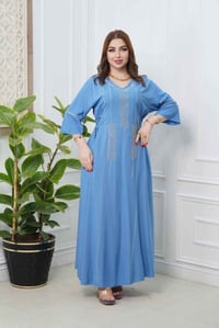 دشداشة نسائية • كشمير • مقاسات كبيرة 2XL-5XL