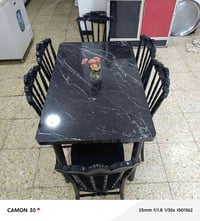 ميز طعام ٦كراسي ١٠٠الف مجمده سعر١٠٠ مبرده كونفيره٤٠الف  الرقم٠٧٧١٢٦٥٥٥...