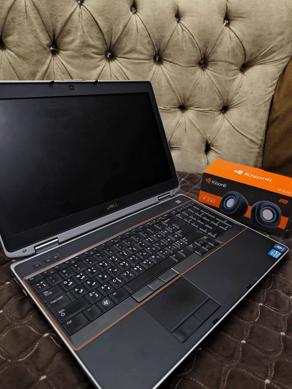 سلام عليكم
🔴 حاسبة DELL
🟢كوراي 5 
🔵ذاكرة الداخلية 4 گيگا
🟤 الخارجية 32 گيگا
⚫الملحقات:
✅سماعات خارجية
✅شاحنة + ماوس
☑السماعات الداخلية مايشتغلن مادري بيهن عطل او لا
🟢السعر : راح يكون حسب الينطي بي سعر مناسب  بيها اكثر ويبدي 75 الف 😊 فما فوق رجاءً لحد يكسر بسعر المو شراي لايناقش وشكرا
الاستفسار على الواتساب فقط ***********
***********
