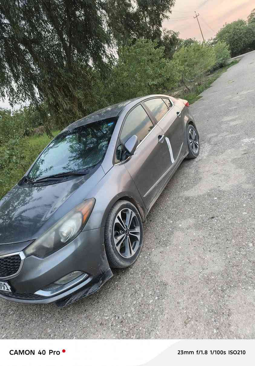 سلام عليكم كيا فورتي موديل 2014مكينه  GDI بيه صرف وضرر قطعتين جاملق امامي وبنيد مصبوخ مكاني ديالى رقم *********** سعر105وبيه مجال للطيبين
