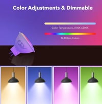 مصابيح RGB ذكية • مصابيح ذكية • لمبات واي فاي • اضاءة ذكية • متوافق مع...