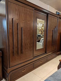 ✨ غرفة نوم ملكي – خشب جوزي طبيعي " سنديان "  شغل يدوي بإتقان عالي 👌 تف...