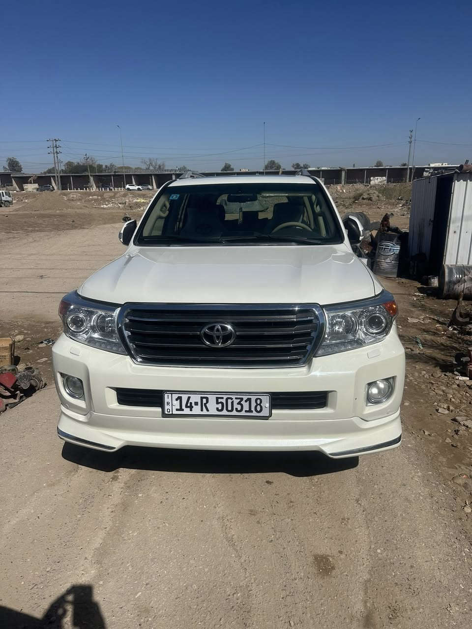 لندكروز موديل 14 مكفولة بارد بسيط بدون صبغ ***********
