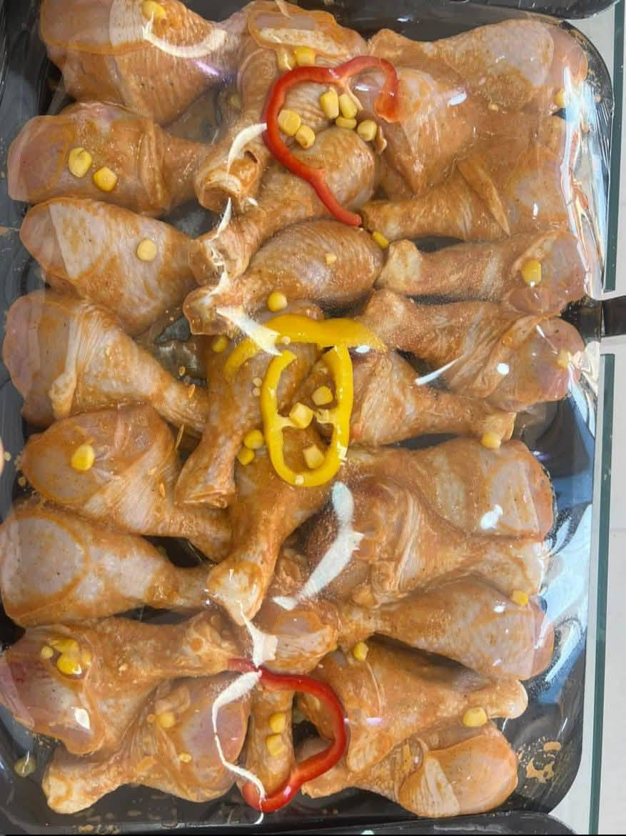 السلام عليكم دجاج ذبح يوم بيومه 

كيلو الافخاذ ب5

كيلو عصى طبل ب8

كيلو صدر بعضم ب5

كيلو صدر مسحب ب8

كيلو اجنحه ب5

كيلو كبد صافي ب5

كيلو صدر مثروم ب8

كيلو تكة متبله ب9

كيلو اجنحه متبله ب6

كيلو حواصل صافي ب4

كيلو ارجل دجاج ب الف

 توصيلنه الفين

رقم لحجز مندوبة رنا البدري

***********
