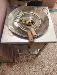 قلايه فلافل ستل ستيل استخدام يوم واحد  مع كامل غراضها الي تفيده يتصل 0...