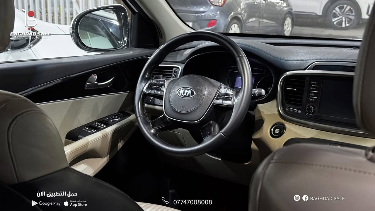 للبيع 

كيا سورينتو 2020 

 المدينة - بغداد –  البياع 

•     المسافة المقطوعة    -   73 الف كلم 

------------------------------------------------------------ 

 السعر:  

علق      kia  او كيا او  سورينتو  او 2020 

سوف يتم الرد برسالة بالسعر ورقم البائع 

للتواصل 

***********

***********

 المواصفات :

كيا سورينتو 2020 فول مواصفات 

 الموديل: 2020

 الوارد: خليجي

 الممشى: 73 ألف كم

 المحرك: 6 سلندر 3500 سي سي

 الويل: 20

 الحالة: كفالة

 فول مواصفات

 شاشات أمامية

 كاميرا + حساسات

 كراسي جلد كهرباء

 تبريد وتدفئة كراسي

 بصمة تشغيل

 جنطة كهرباء

 مثبت سرعة

 تحكم بالمقود

 أنظمة أمان (ABS – Traction – ثبات)

 مكيف قوي ثلاثي المناطق
