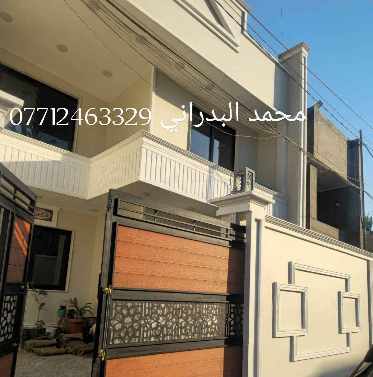 تم إنجاز واجهة في منطقة البلديات لبخ وطلس وصبغ سليكوني قابل للغسل الواقع احلى من الصورة للتواصل *********** وتساب مكاني بغداد جانب الكرخ نعمل كافة مناطق بغداد
