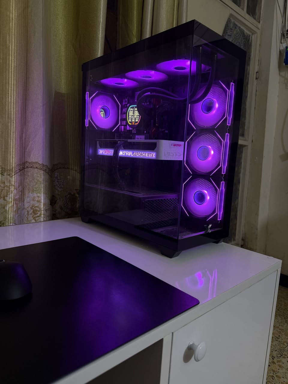السلام عليكم

📝  ( PC GAMING )

💻 مواصفات:/
▫️  CPU:/  ( INTEL® CORE™ ULTRA 5 225F 10-CORE, 10-THREAD )
▫️  COOLER:/  ( XIGMATEK LK PRO LIQUID COOLER )
▫️  GPU:/  ( GEFORCE® RTX™ 5060 8GB COLORFUL )
▫️  M.B:/   ( AX H810M-A WIFI V20 / BLUETOOTH )
▫️  RAM:/  ( TWINMOS 16GB DDR5 5600MHZ )
▫️  P.S.U:/ ( XIGMATEK ODIN II 750W +80  )
▫️  STORAGE:/  ( CRUCIAL® E100 1TB M.2 NVME )
▫️  CASE:/ ( XIGMATEK BLAST BLACK )

💰 السعر: 1,420,000

📍 مكاني: بغداد - الأعظمية
🚚 التوصيل: بغداد (5 آلاف) | المحافظات (6 آلاف)
📞 رقمي: ***********
