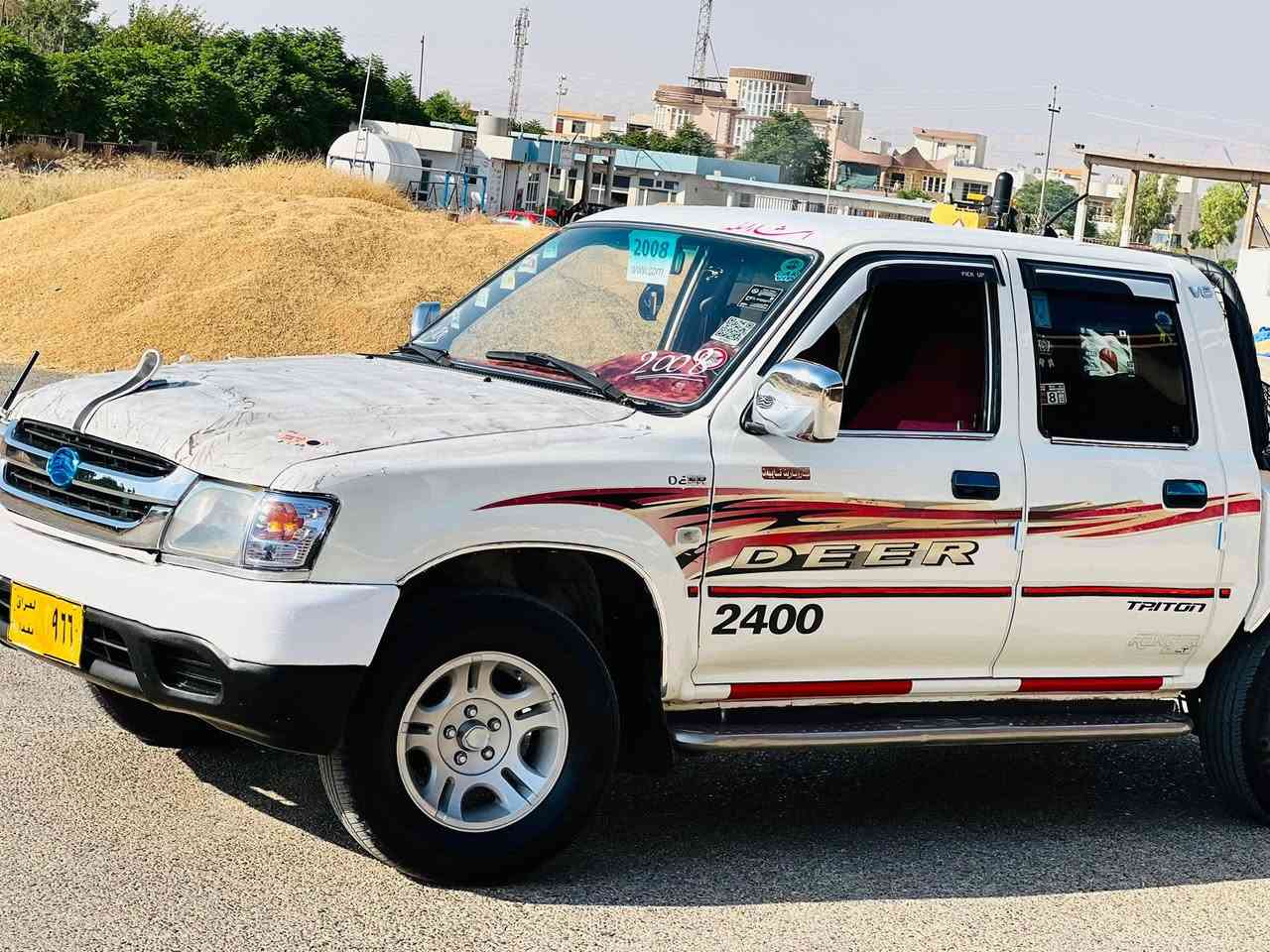 بابەت فرۆشتن 
دێر مۆدێل 2008مەنە فێسی ئەسڵی✅
دواو پێشی كەپسە بێ بۆیاخە چوار تایەو ویلی لۆكی لەبنە📦
گێڕ مەكینە ئەكسل بەشەرتی فیتەر ✅
*********** واتساپ ڤای بەر
