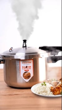 قدر ضغط ستانلس ستيل • سعة ٥لتر • ٨ مستويات أمان