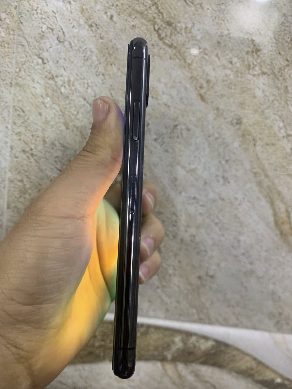 السلام عليكم ايفون اكس ذاكره 64. لجهاز مبدل باتري اصلي 100 ومبدل شاشه شرط طبق الاصلي كامرات شرط رقم واحد لجهاز  نضيف اي خلل مابي شرط لفحص سعر 110 رقم *********** اسيا ***********
