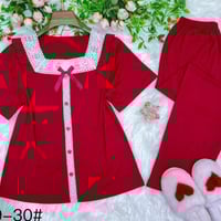 تراك كريب • قطني • أحمر وأسود