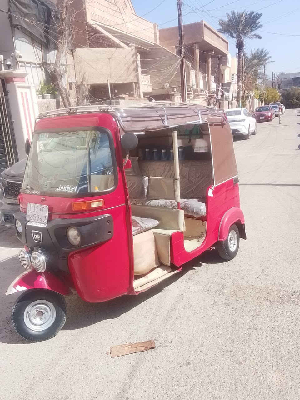 تكتك موديل ١٨ مرقمه انكليزي وداخله هزه كير ومكينه واكسل كله جديد  معمره خياسات ومصبوغه عام
تكتك كامله على اخر حبايه كبل لشارع  تحويل ثاني يوم 

5900 وبيه مجال ماعده الهورن البوش  ***********
