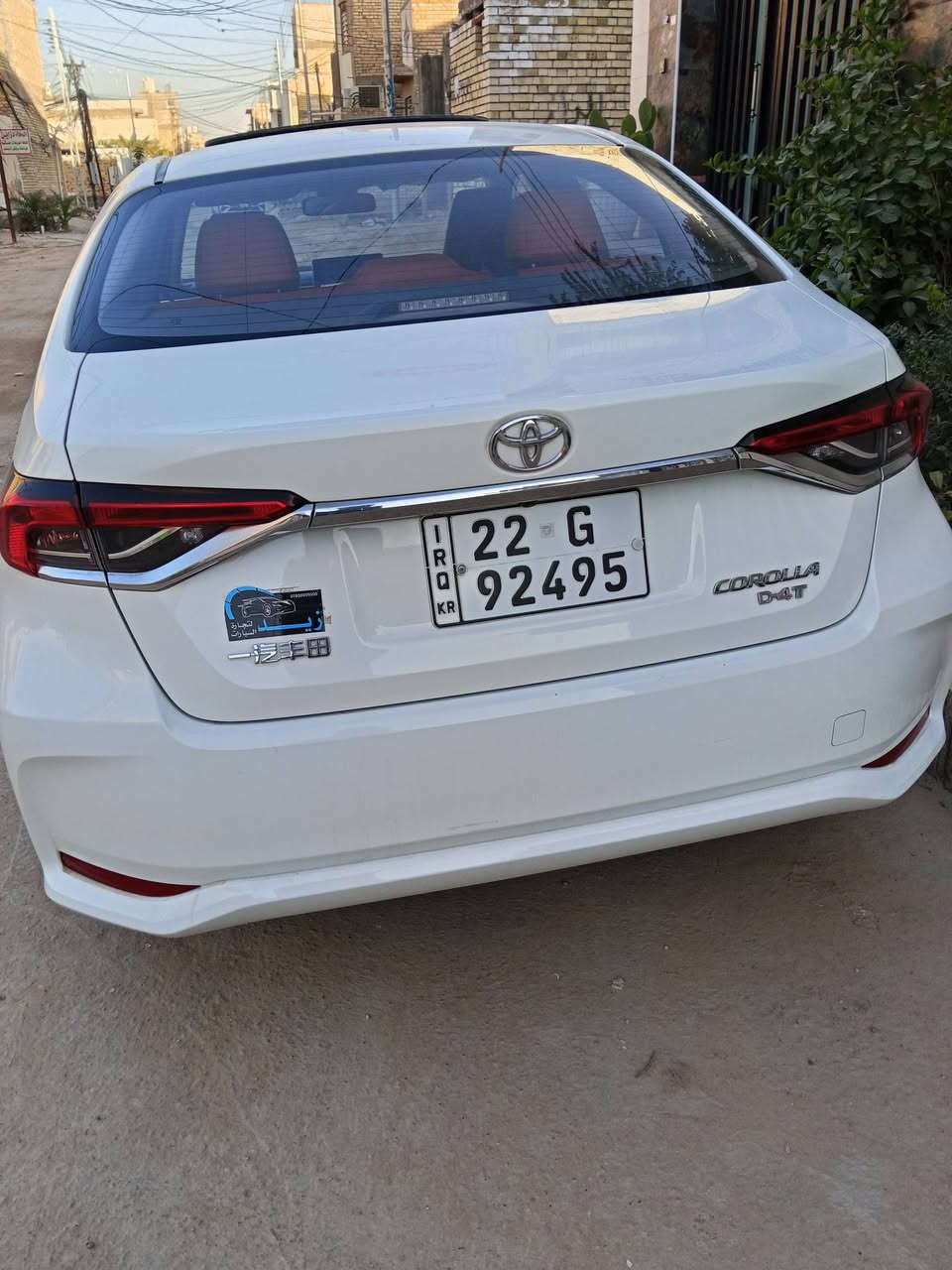 السلام عليكم للبيع كورلا موديل 2023 شكل الخليجي تجميع صيني ماشية 133 الف السيارة كفالة على وضع الشركة بانزين فقط يعني مو هايبرد محرك 1200 تيربو 
مكانه نجف *********** السعر 140 وبيه مجال
