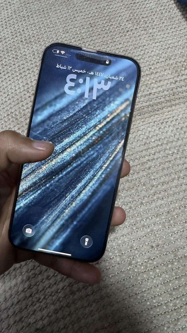 السلام عليكم ايفون 16 برو ماكس ذاكره 256 نطافه 100‎%‎ ملحقاتك كامله
بطاريه 94 عدد دورات الشحن 283 
سعره مليون و 400 مكاني بغداد شراي تعال خاص او اتصل ‭0788 022 0238
