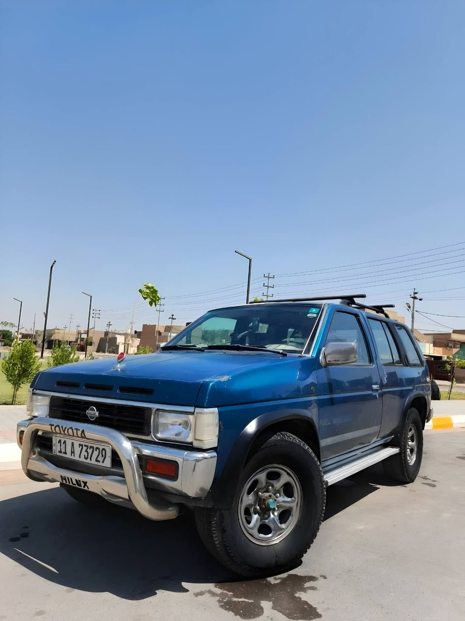 نيسان باثفندر 1993 🚙
محرك 4 سلندر 2400 📽
دفع رباعي 4×4 🚙
كير عادي 5 سرعات 🕹
بدون صبغ أو معجون
تبريد شغال 🥶❄
كهربائياته كلها شغالة 💡
السيارة بلاديّة 👌🏻
محرك وكير وشاصي وصدر ممتاز 💯
أوراقها كاملة وجاهزة للنقل 📃
رقمها نكليزي بغداد ✅
السعر (60) وبيه مجال 
*********** للمشتري الجاد فقط
*********** للمشتري الجاد فقط
